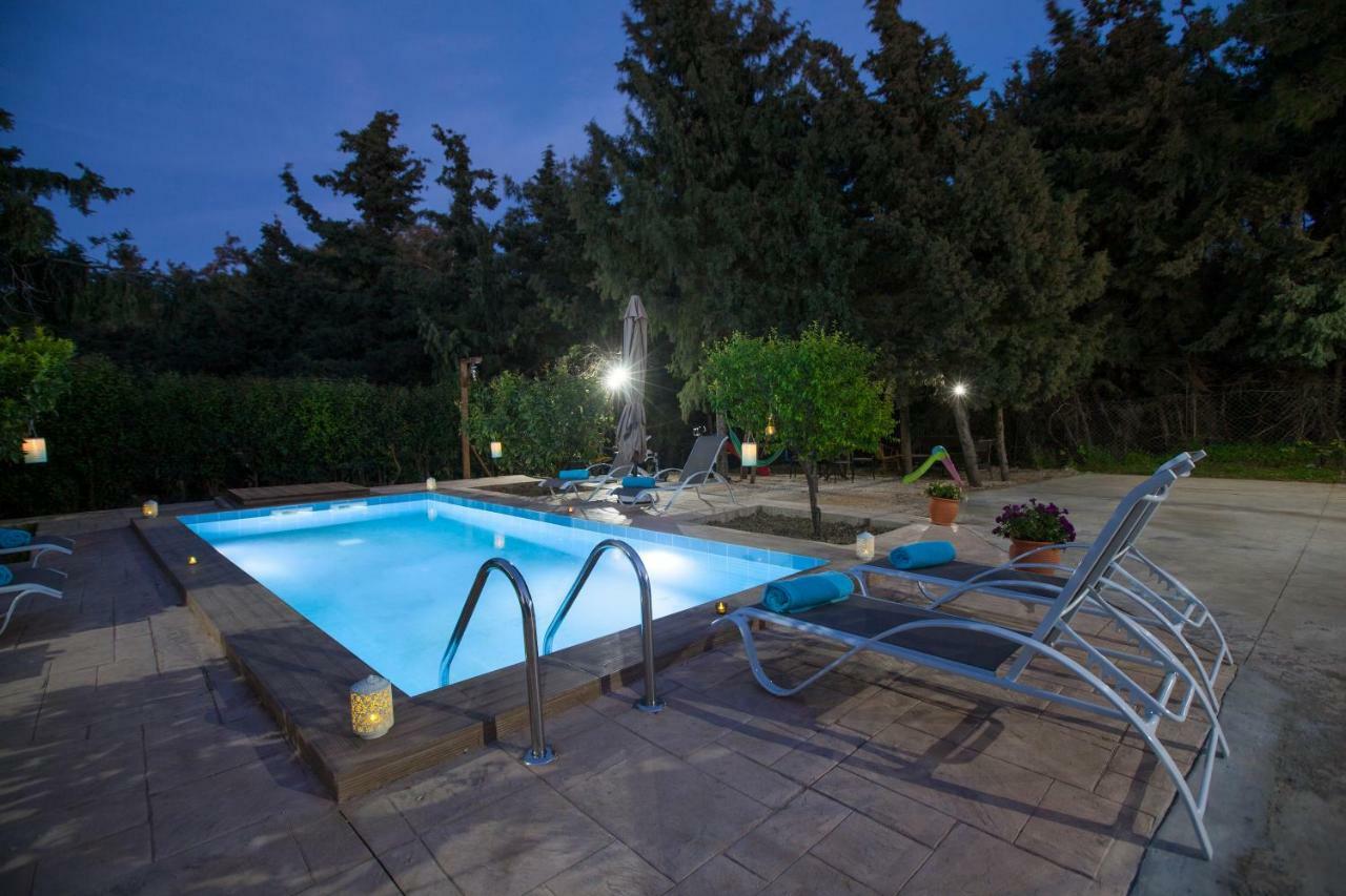 Sunny Rhodes Villa Коскіну Екстер'єр фото